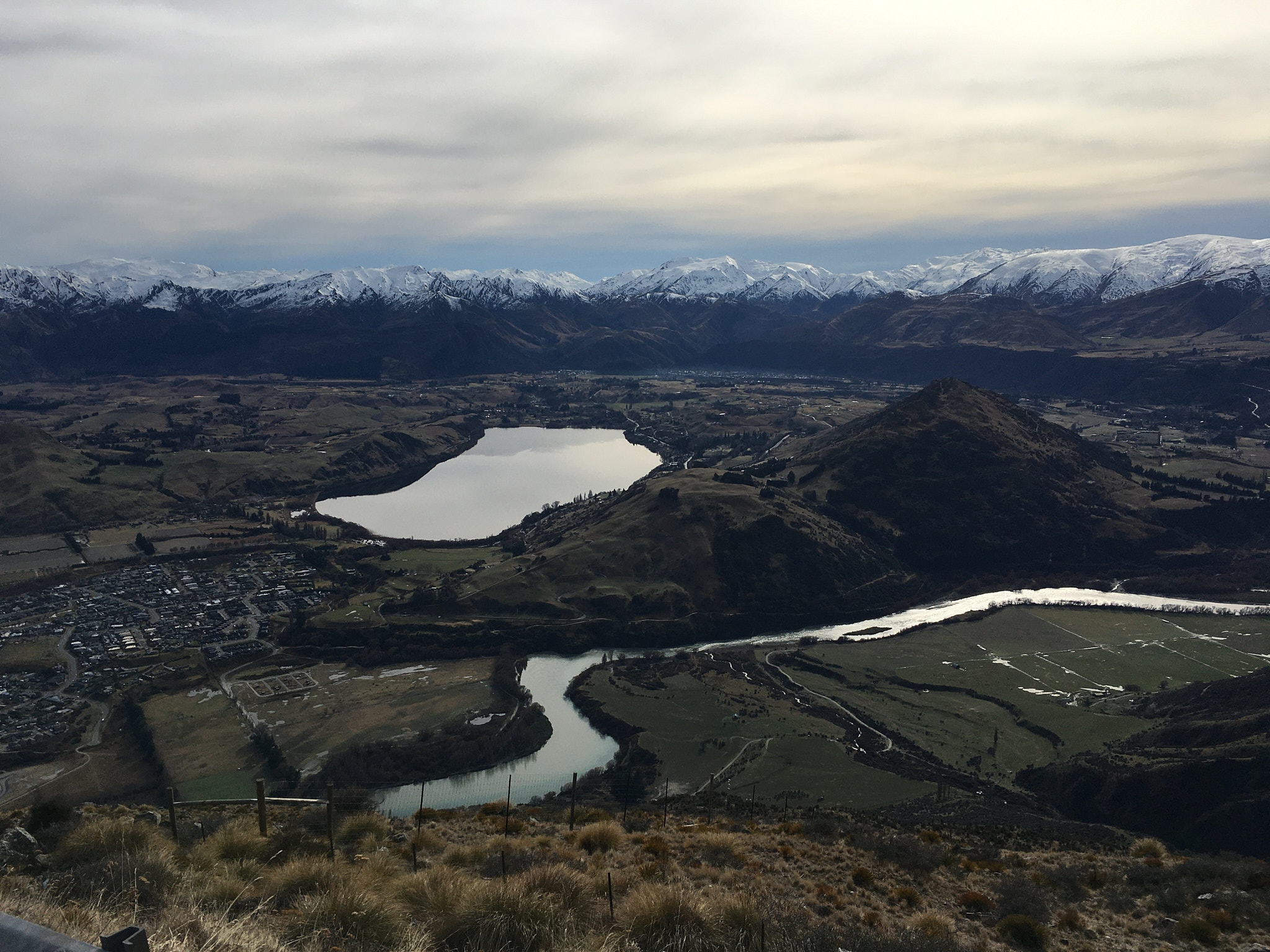 Lake Hayes from the road to The Remarkables